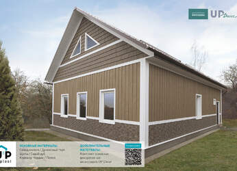 Фасадная панель Hokla S-Lock Скандинавия Древесный тауп Фасадная панель Hokla S-Lock Скандинавия Древесный тауп